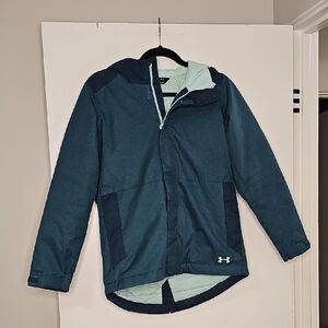 Under Armour Kids' Teal and Navy Puffer Jacket